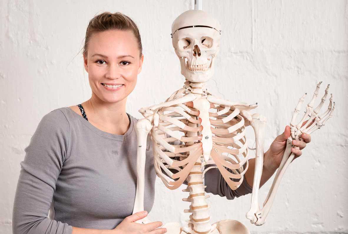 anatomian opettaja Jutta ja Freddy